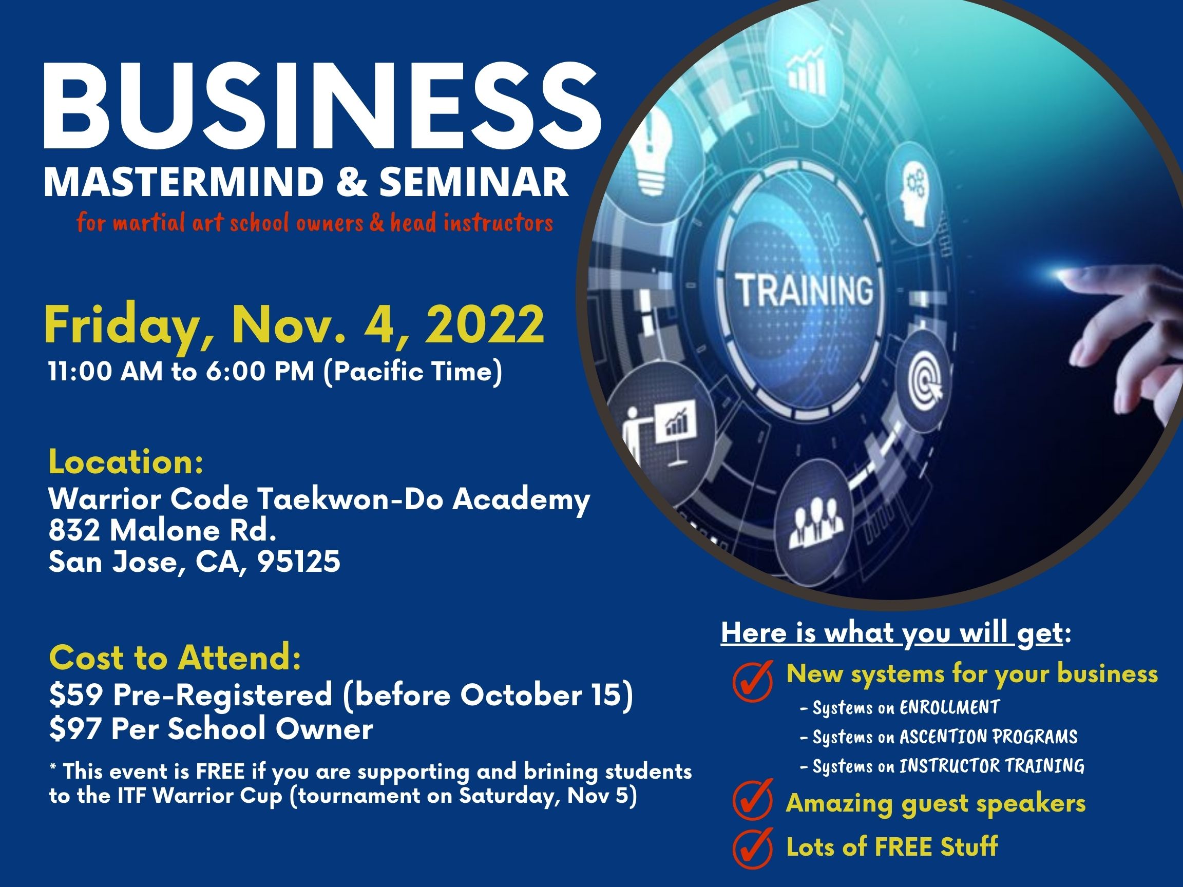 Business Mastermind and Seminar