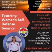 ITF America Teaching Women's Self-Defense Seminar