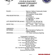 Nunez Color & Black Belt Summer Tournament