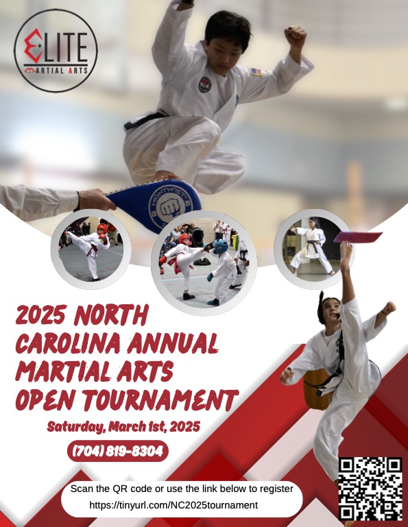 2025 North Carolina Annual Martial Arts Open Tournament ITF AMERICA