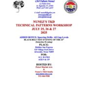 Nunez TKD Technical Patterns Workshop 2025
